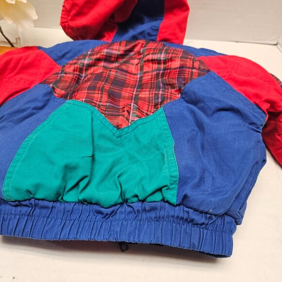 Vintage The Cuddle Club Baby Child Coat Jacket Infant Block Colors Mr Fix It 12 - Picture 9 of 16